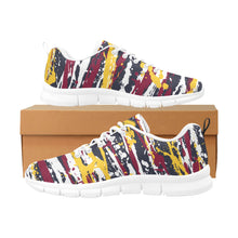 Load image into Gallery viewer, DENVER- ART DECO LOW TOP-WHITE- Men's Breathable Running Shoes (Model 055)
