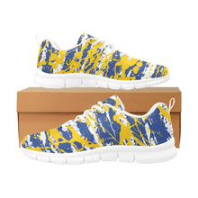 Load image into Gallery viewer, GOLDEN STATE ART DECO LOW TOPS-WHITE