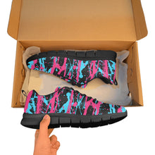 Load image into Gallery viewer, MIAMI- ART DECO LOW TOP-BLACK