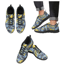 Load image into Gallery viewer, MEMPHIS- ART DECO LOW TOP-BLACK