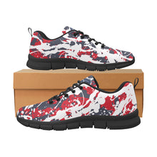 Load image into Gallery viewer, WASHINGTON.1- ART DECO LOW TOP-BLACK- Men's Breathable Running Shoes (Model 055)
