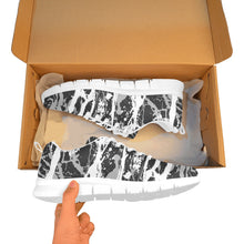 Load image into Gallery viewer, SAN ANTONIO- ART DECO LOW TOP- WHITE