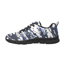 Load image into Gallery viewer, DALLAS ART DECO LOW TOP-BLACK