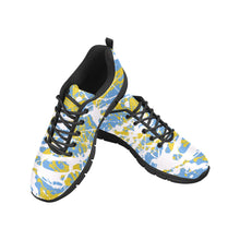 Load image into Gallery viewer, CHI TOWN  ART DECO LOW TOP-BLACK- Men's Breathable Running Shoes (Model 055)
