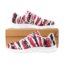 Load image into Gallery viewer, CHICAGO -ART DECO LOW TOP-WHITE- Men's Breathable Running Shoes (Model 055)