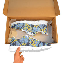 Load image into Gallery viewer, MEMPHIS- ART DECO LOW TOP-WHITE