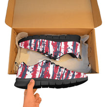 Load image into Gallery viewer, WASHINGTON- ART DECO LOW TOP-BLACK- Men's Breathable Running Shoes (Model 055)