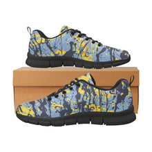 Load image into Gallery viewer, MEMPHIS- ART DECO LOW TOP-BLACK