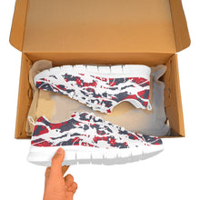 Load image into Gallery viewer, WASHINGTON.1- ART DECO LOW TOP-WHITE- Men's Breathable Running Shoes (Model 055)