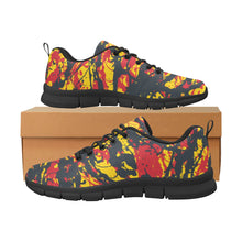Load image into Gallery viewer, INDIANA.1 ART DECO LOW TOP-BLACK Men's Breathable Running Shoes (Model 055)
