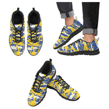 Load image into Gallery viewer, GOLDEN STATE-ART DECO LOW TOP-BLACK- Men's Breathable Running Shoes (Model 055)