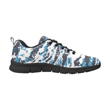 Load image into Gallery viewer, ATLANTA-ART DECO LOW TOP-BLACK- Men's Breathable Running Shoes (Model 055)