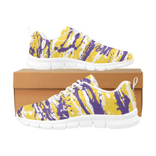 Load image into Gallery viewer, LOS ANGELES- ART DECO LOW TOP-WHITE