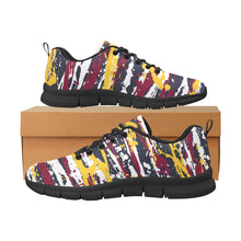 Load image into Gallery viewer, DENVER- ART DECO LOW TOP-BLACK- Men's Breathable Running Shoes (Model 055)