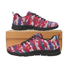 Load image into Gallery viewer, PHILADELPHIA- ART DECO LOW TOP-BLACK- Men's Breathable Running Shoes (Model 055)