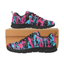 Load image into Gallery viewer, MIAMI- ART DECO LOW TOP-BLACK