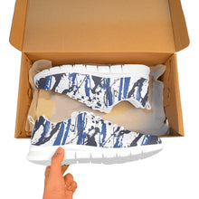 Load image into Gallery viewer, DALLAS- ART DECO LOW TOP-WHITE- Men's Breathable Running Shoes (Model 055)