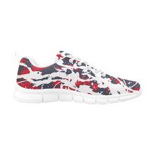 Load image into Gallery viewer, WASHINGTON.1- ART DECO LOW TOP-WHITE- Men's Breathable Running Shoes (Model 055)