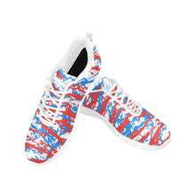 Load image into Gallery viewer, OKLAHOMA- ART DECO LOW TOP-WHITE- Men's Breathable Running Shoes (Model 055)