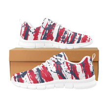 Load image into Gallery viewer, WASHINGTON- ART DECO LOW TOP-WHITE