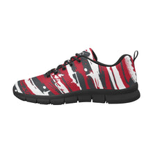 Load image into Gallery viewer, LAS VEGAS- ART DECO LOW TOP-BLACK- Men's Breathable Running Shoes (Model 055)