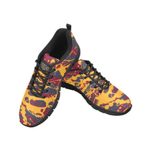 Load image into Gallery viewer, CLEVELAND ART DECO LOW TOP-BLACK- Men's Breathable Running Shoes (Model 055)
