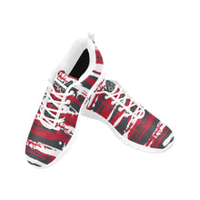 Load image into Gallery viewer, LAS VEGAS- ART DECO LOW TOP-WHITE- Men's Breathable Running Shoes (Model 055)