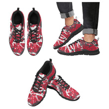 Load image into Gallery viewer, HOUSTON ART DECO LOW TOPS-BLACK