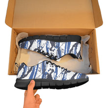 Load image into Gallery viewer, DALLAS- ART DECO LOW TOP-BLACK- Men's Breathable Running Shoes (Model 055)