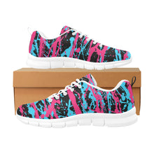 Load image into Gallery viewer, MIAMI- ART DECO LOW TOP-WHITE Men's Breathable Running Shoes (Model 055)