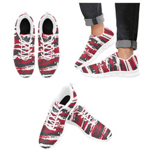 Load image into Gallery viewer, LAS VEGAS- ART DECO LOW TOP-WHITE- Men's Breathable Running Shoes (Model 055)