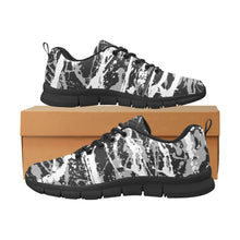 Load image into Gallery viewer, SAN ANTONIO- ART DECO LOW TOP-BLACK- Men's Breathable Running Shoes (Model 055)
