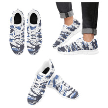 Load image into Gallery viewer, DALLAS- ART DECO LOW TOP-WHITE- Men's Breathable Running Shoes (Model 055)