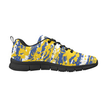 Load image into Gallery viewer, GOLDEN STATE ART DECO LOW TOPS-BLACK