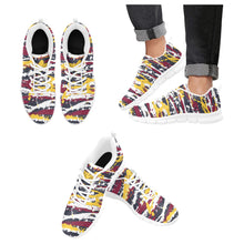 Load image into Gallery viewer, DENVER- ART DECO LOW TOP-WHITE- Men's Breathable Running Shoes (Model 055)