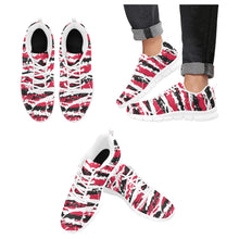 Load image into Gallery viewer, CHICAGO -ART DECO LOW TOP-WHITE- Men's Breathable Running Shoes (Model 055)