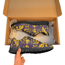 Load image into Gallery viewer, LOS ANGELES.1-ART DECO LOW TOP-BLACK- Men's Breathable Running Shoes