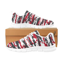 Load image into Gallery viewer, PORTLAND- ART DECO LOW TOP-WHITE- Men's Breathable Running Shoes (Model 055)