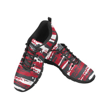 Load image into Gallery viewer, LAS VEGAS- ART DECO LOW TOP-BLACK- Men's Breathable Running Shoes (Model 055)