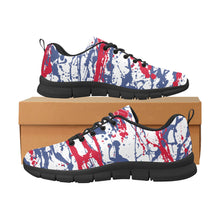 Load image into Gallery viewer, LOS ANGELES.2 -ART DECO LOW TOP-BLACK- Men's Breathable Running Shoes (Model 055)