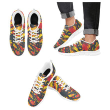 Load image into Gallery viewer, INDIANA.1- ART DECO LOW TOP-WHITE Men's Breathable Running Shoes (Model 055)