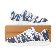 Load image into Gallery viewer, DALLAS- ART DECO LOW TOP-WHITE- Men's Breathable Running Shoes (Model 055)