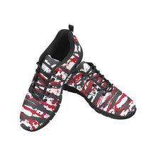 Load image into Gallery viewer, PORTLAND- ART DECO LOW TOP-BLACK- Men's Breathable Running Shoes (Model 055)