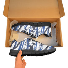 Load image into Gallery viewer, DALLAS ART DECO LOW TOP-BLACK