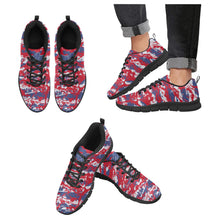 Load image into Gallery viewer, PHILADELPHIA- ART DECO LOW TOP-BLACK- Men's Breathable Running Shoes (Model 055)