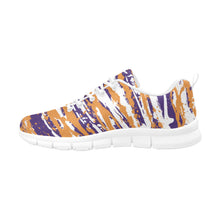 Load image into Gallery viewer, PHOENIX.1- ART DECO LOW TOP-WHITE- Men's Breathable Running Shoes (Model 055)