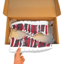 Load image into Gallery viewer, LAS VEGAS- ART DECO LOW TOP-WHITE- Men's Breathable Running Shoes (Model 055)