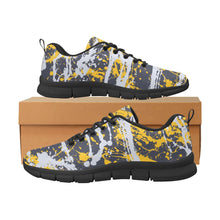 Load image into Gallery viewer, INDIANA- ART DECO LOW TOP-BLACK