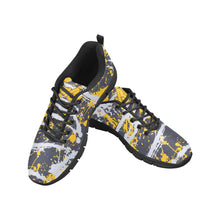 Load image into Gallery viewer, INDIANA- ART DECO LOW TOP-BLACK