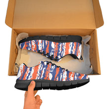 Load image into Gallery viewer, NEW YORK- ART DECO LOW TOP-BLACK- Men's Breathable Running Shoes (Model 055)